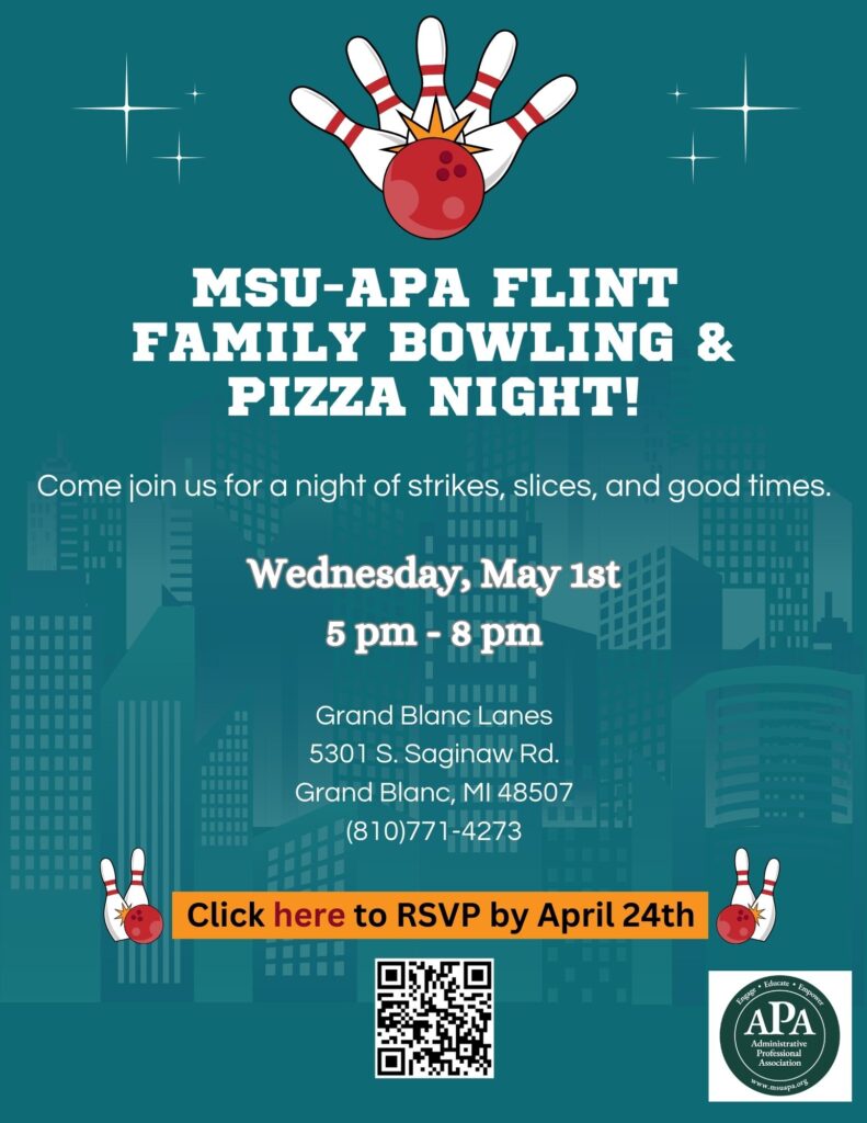 APA Flint Family Bowling and Pizza Night